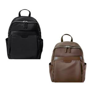 [에스콰이아]25 신상 가벼운 A4 수납 데일리 여성 원단 백팩 ESHB902BKKK (양말증정)