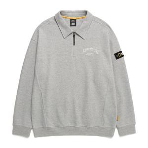 내셔널지오그래픽 N241MSW080 카라 맨투맨 M GREY