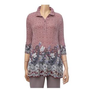 [모라도]지그젝주름카라블라우스MLM5BL496