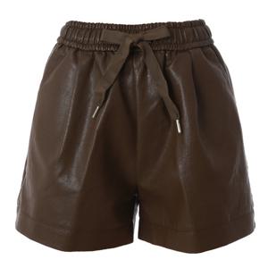 [에이비에프지]밴딩 레더핫팬츠 APY5QP33G