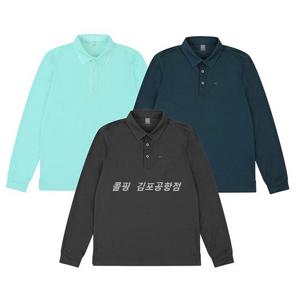 [콜핑]LD08 남자 봄 시원한 하이쿨 일상복 긴팔카라등산티 KVT4228M