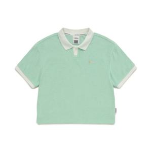 [내셔널지오그래픽 키즈] K242GPL910 여아 테리 카라 반팔티 MINT