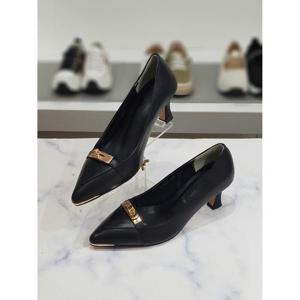 한슈 세이브존03 가죽 메시 스틸레토 미들 펌프스힐 7cm SAVHS977307bi