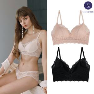 [섹시쿠키]클래식 버튼 레이스 브라렛 SCWBA421SCWBA426