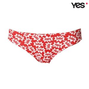 [예스]POPS 레드 면스판 삼각팬티 YSWPWB52