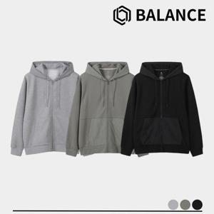 [탑텐밸런스] 남성 부드러운 더블니트 후드 집업 MBF5TC1250 ML 운동복