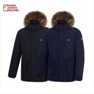 콜핑 세이브존04 콜핑 F/W 겨울 남여공용 데프 역시즌 라쿤퍼 구스 자켓 KTO8562U2