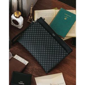 [닥스ACC] 블랙 루이스브릿지 DD 패턴 클러치 DBBA5E467