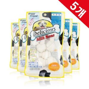 딜리셔스 밀크본 강아지 우유껌 5Px5묶음