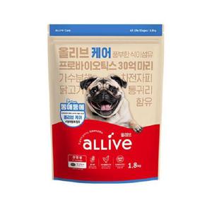 올리브 케어 1.8kg 장건강 프로바이오틱스 10억 사료