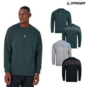 [스파이더] 남성 멀티 컬러 로고 맨투맨 티셔츠 SPKPCNRL302M