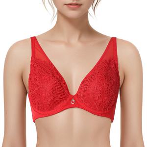 [비비안(언더웨어)]얇은 패드 케미컬자수 꾸띄르 부직포 브라 BR967A