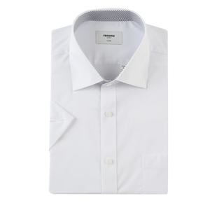 [레노마(셔츠)][레노마]TC스판 트윌 일반반팔RZUSG0-010WH