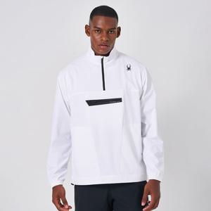 [스파이더] 남성 트레이닝 웜업 긴팔 아노락 SPKPCNRL202MWHT