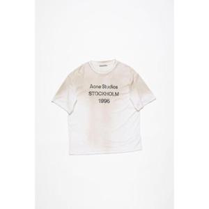 아크네 스튜디오 반팔 티셔츠 CL0196DC6 DUSTY WHITE DOM