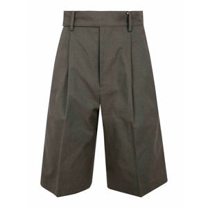 [YOHJI YAMAMOTO] 라프리마 여성 팬츠 반바지 R4Tuck 숏 FTP500042 Brown /8