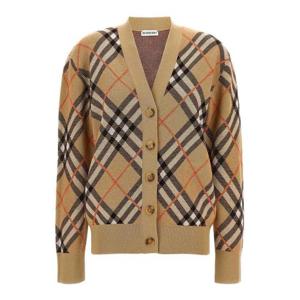 버버리 체크 울 블렌드 가디건 8093491 DOM