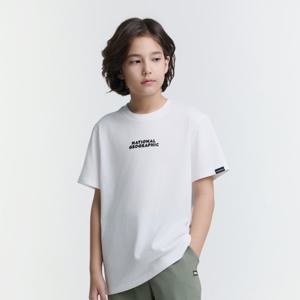 [내셔널지오그래픽키즈] K252UTS901 베이직 반팔티 WHITE