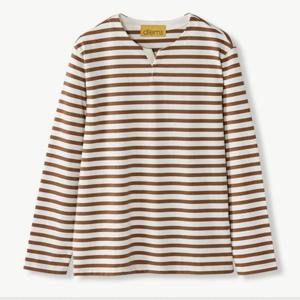 STCO 세이브존04 S/S 봄 스트라이프 트임넥 2TS24162S