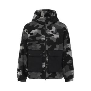 [하이드로겐] 유니 헤리티지 까모 플리스 자켓 H31D4FT091 BK