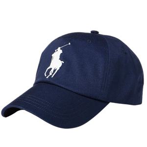 25SS 빅 포니 로고 자수 캡모자 네이비 710673584 013