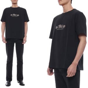 [메종키츠네] 24FW 남성 아웃도어 프로필 폭스 반팔티셔츠 (NM00112KJ0118 P199 24F)