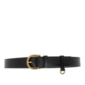 프라다 스무스 블랙 가죽 어드저스터블 벨트 1CS130 X72F0002