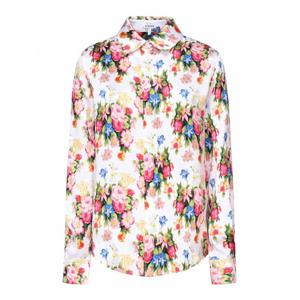 [LOEWE] 라프리마 여성 셔츠 실크 새틴 S540Y05XAV9616 Multicolour /8