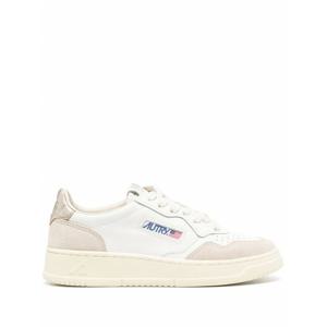[AUTRY] 라프리마 여성 스니커즈 메달리스트 로우 WOM LEAT/SUEDE AULWLS 75 WHT/GOLD /9