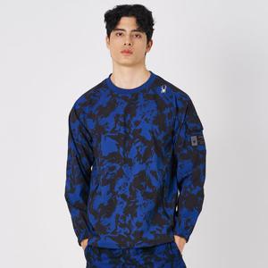 [스파이더] 남성 시어서커 맨투맨 티셔츠 SPKPCNRL304MRBL