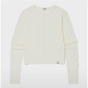 노스페이스화이트라벨[택가118,000]여성 벨루카 울 긴팔 라운드티 NT7TQ31J