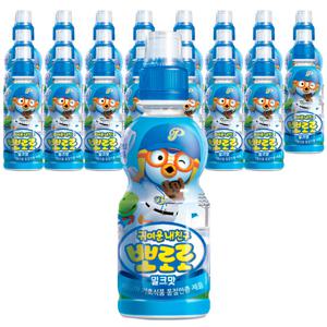 뽀로로 어린이 음료수 밀크맛235ml x 24개