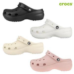 크록스 CROCS 클래식 플랫폼 클로그 206750 001 100 2Y2 6UR