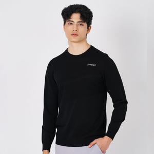 [스파이더] 남성 풀오버 스웨터 SPKPCNRL305MBLK