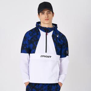 [스파이더] 남성 에어리 피스테 후디 아노락 SPKPCNHD302MRBL