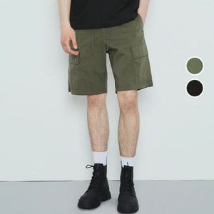 [버커루]남성 스판 카고 5부 밴딩 반바지 B242PT490P