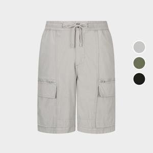 [버커루]남성 나일론 스판 카고 5부 밴딩 반바지 B242PT491P