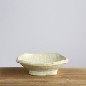 이천도자기 판주물럭 굽사각찬기 3호 16cm 주물럭토기 이천도자기 반찬그릇 한식기 찬기 접시 반찬그릇 도