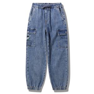 [지프키즈]25신상남여공용키즈  서핑곰 데님 조거팬츠KQ2DPU723_