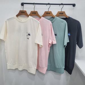 [지프]가정의달 밑단립 베어 반팔티셔츠 JQ2TSU594_JK
