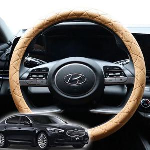 K9 핸들커버 타공형 가죽퀼팅 핸들커버 핸들카바