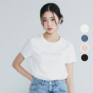 [버커루]여성 60수 양면실켓 라운드 반팔 티셔츠 B232TS600P