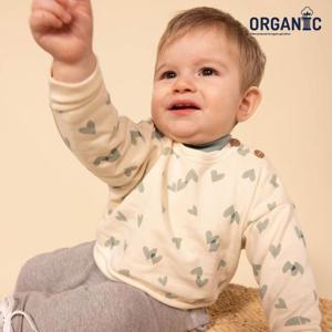 [쁘띠바또]쁘띠바또 베이비 오가닉 올오버 패턴 맨투맨 (NTW41TM33F_IV)