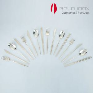 (포르투칼 벨로아이녹스) 스피릿 티타늄 샴페인 디너 수저 커트러리 4인세트 4종 (유광) 부부수저세트 신혼