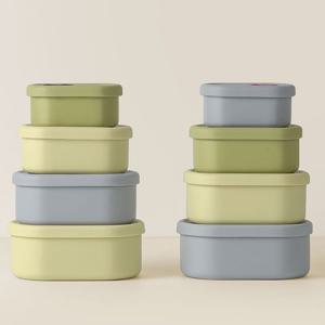 파스텔 실리콘 밀폐용기 반찬통 3종 밥용기 냉동밥용기 이유식용기 반찬통 소분용기 실리콘밀폐용기 도시락