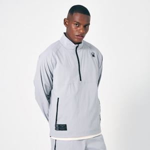 [스파이더] 남성 프로웹쿨 에어리 피스테 아노락 SPKPCNRL303MGRY