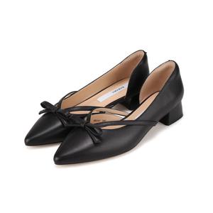 [바바라(슈즈)]바바라 인사이드오픈 리본 펌프스BBI141_BK