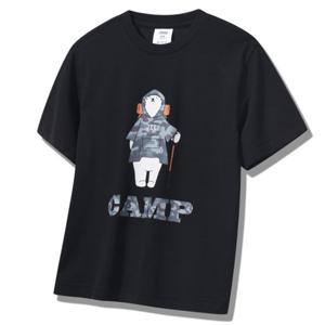 [지프키즈]25신상 남여공용키즈 카모 아플리케 반팔티KQ2TSU256_