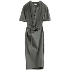 르메르 반소매 랩 드레스 DR1068LF1209