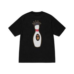 스투시 킹핀 피그먼트 다이드 티셔츠 블랙 1905037